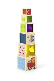 Viga Toys® Wooden Nesting & Stacking Blocks